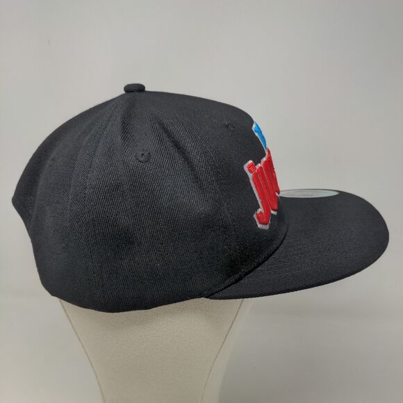 Foxin Men's Snapback Hat Black Adjustable Team Jugosos Embroidered Logo - Picture 5 of 9